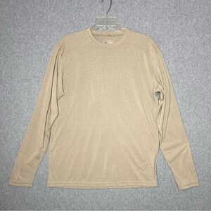 DRIFIRE Flame Resistant Industrial Lightweight Long Sleeve Shirt Tan Mens Large